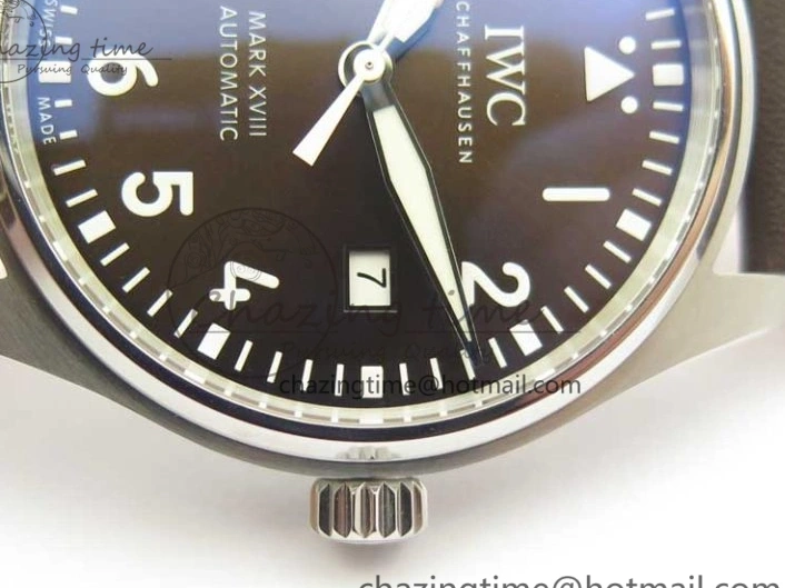 MIROTIME 0709 Practical MARK XVIII ANTOINE DE SAINT EXUPÉRY IW327003 SS MKS 1:1 Best Edition on Brown Leather MIYOTA 7193